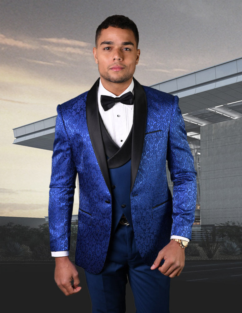 Custom Royal Blue Tuxedo Suit For Groom Latest Royal Blue Coat Pant Designs  Set For Weddings Mens Skinny Fit From Ai794, $73.31 | DHgate.Com