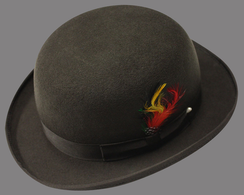 DERBY HAT-BROWN