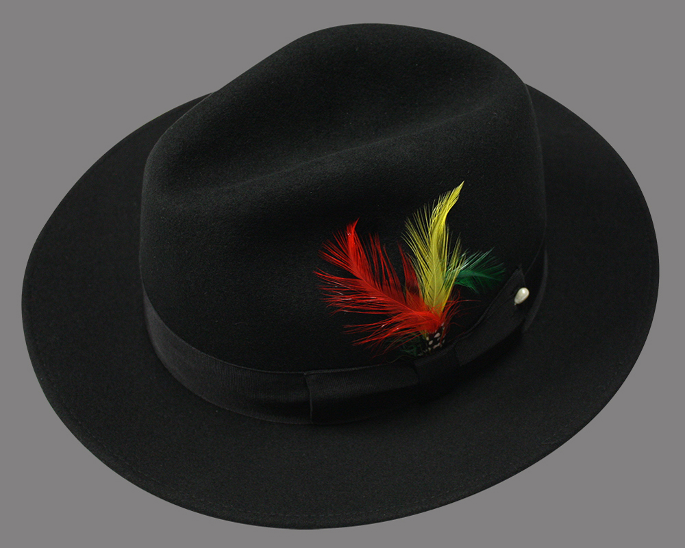 UNTOUCHABLE HAT-FEDORA-BLACK